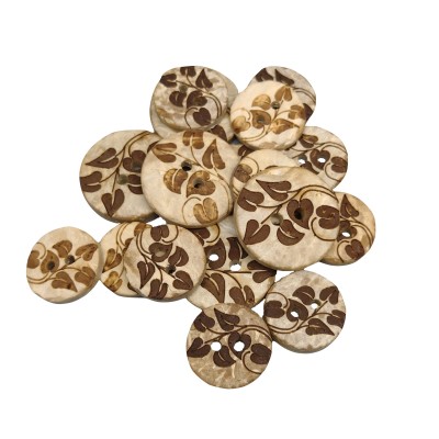 Boutons de coco blancs - T152