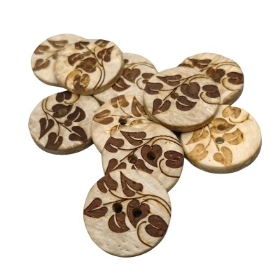 Boutons de coco blancs - T152