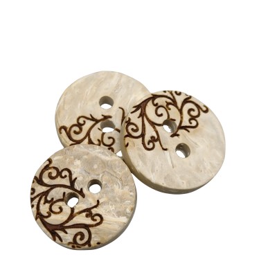 White Coconut Buttons - T152