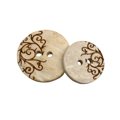 Boutons de coco blancs - T152