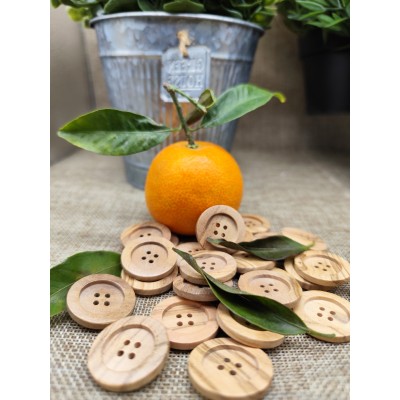 Olive Wood Button - MD 1000