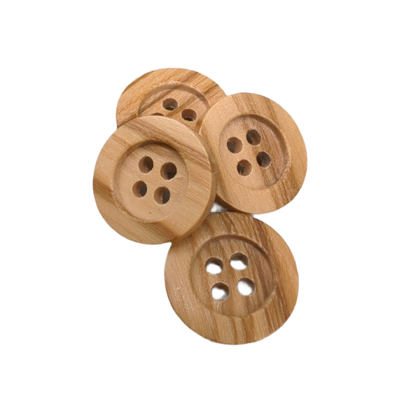 Bouton en bois d'olivier - MD 1000