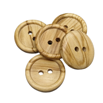 Bouton en bois d'olivier - MD 1000