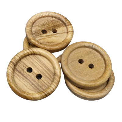 Bouton en bois d'olivier - MD 1000