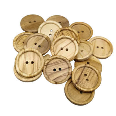 Bouton en bois d'olivier - MD 1000