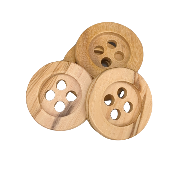 GRAND bouton en bois