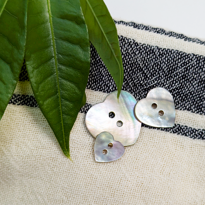 Boutons en nacre (Akoya) -...