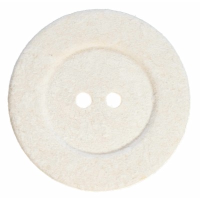 Bouton en coton naturel -...