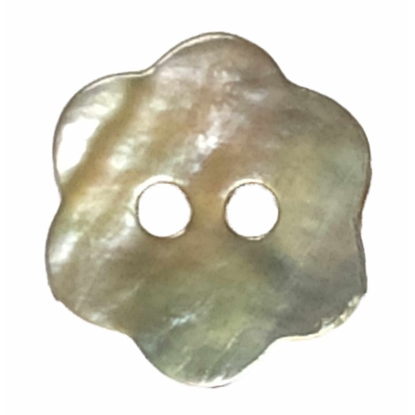 Natürliche Muschelknöpfe - T995 Blume - Akoya