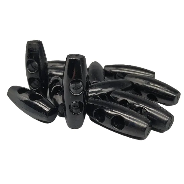 Braid buttons with ring - Imitation LEATHER