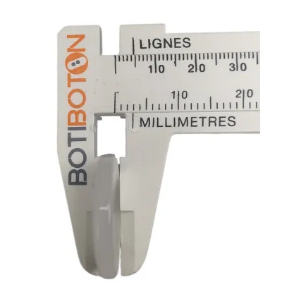 Botones de cuero natural - He554 - Botón de PIEL