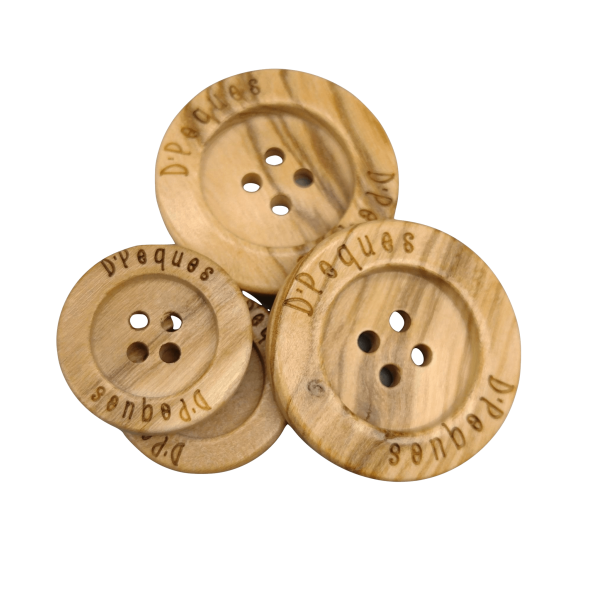 Bouton en bois - pièces personnalisées