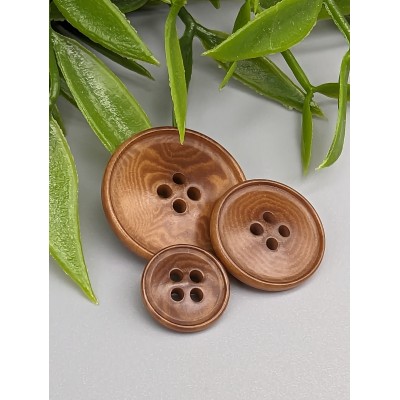 Wooden button - md 1009