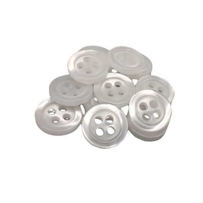 Botón Básico Blanco - 5 medidas