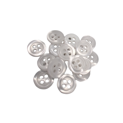 Botón Básico Blanco - 5 medidas