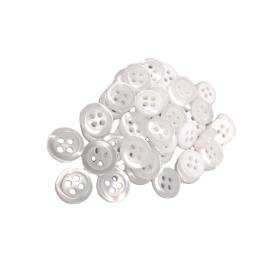 Botón Básico Blanco - 5 medidas