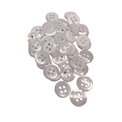 Botón Básico Blanco - 5 medidas