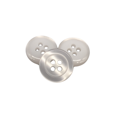 Botón Básico Blanco - 5 medidas