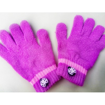 Botón en forma mariquita roja