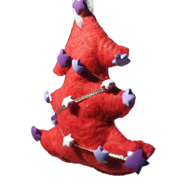 Botones en forma de estrellas lilas (3 medidas)