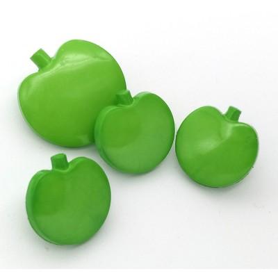 Botones en forma de manzanas con anilla