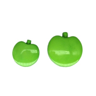 Botones en forma de manzanas con anilla