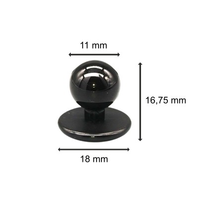 Boton Cocinero - NEGRO Boton Cocinero - NEGRO