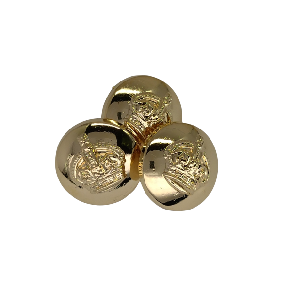 Gold Crown Button