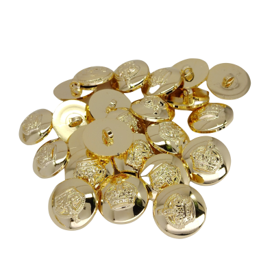 Botón Corona Dorado