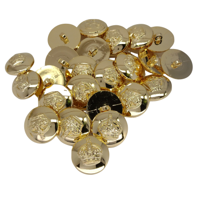 Botón Corona Dorado Botón Corona Dorado