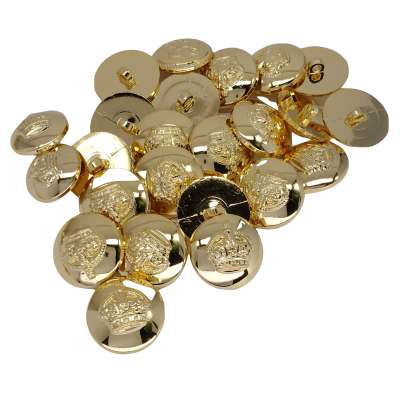 Botón Corona Dorado Botón Corona Dorado