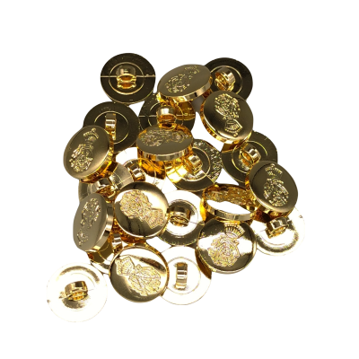 Botón Escudo Dorado