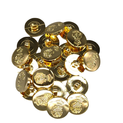 Botón Escudo Dorado