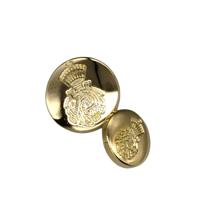 Botón Escudo Dorado