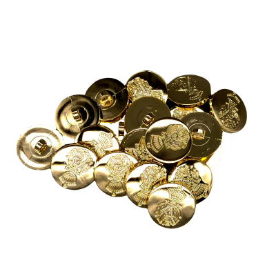 Botón Escudo Dorado