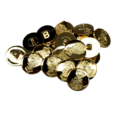 Botón Escudo Dorado