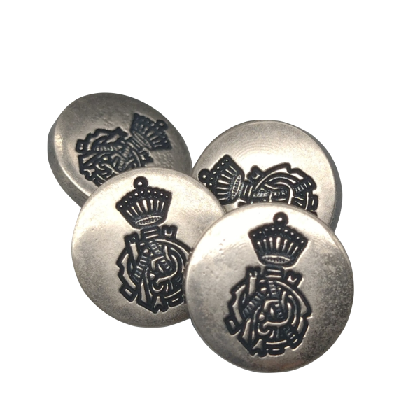 Silver Shield Button