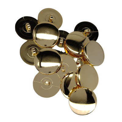 Botón Plano Dorado Botón Plano Dorado