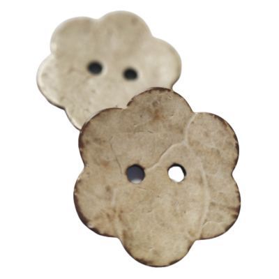 Botones de Coco Natural forma de Flor Botones de Coco Natural forma de Flor