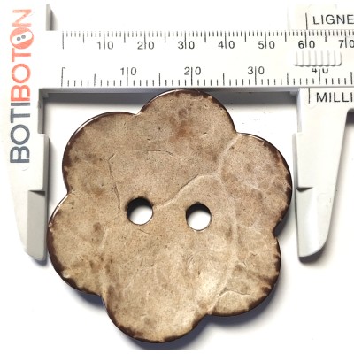Botones de Coco Natural forma de Flor Botones de Coco Natural forma de Flor