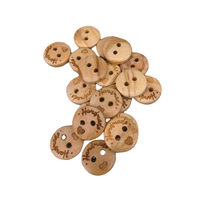 Botón de madera - HandMade
