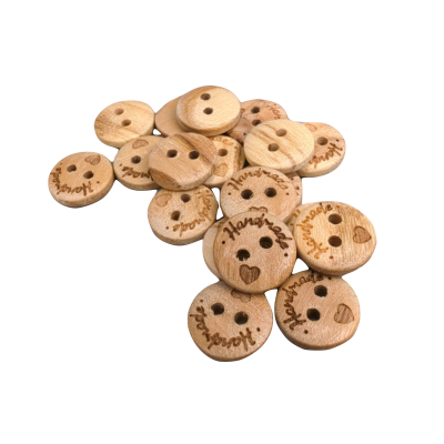 Botón de madera - HandMade