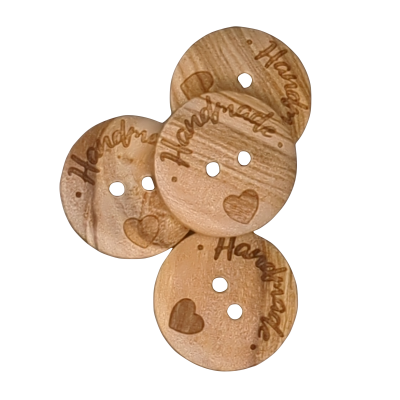 Botón de madera - HandMade