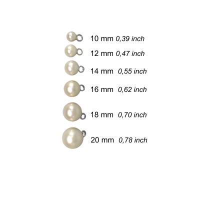 Boton de Perla - MEDIA BOLA