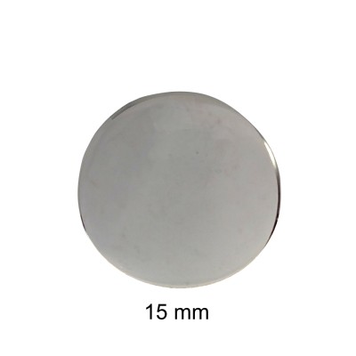 Bouton argenté plat Bouton argenté plat