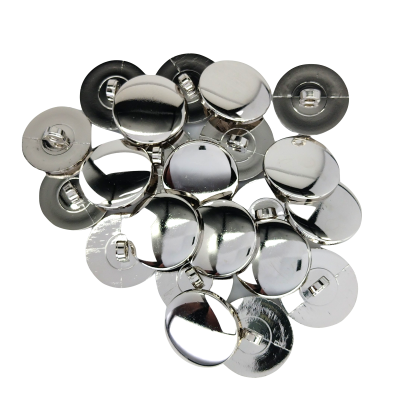 Bouton argenté plat Bouton argenté plat