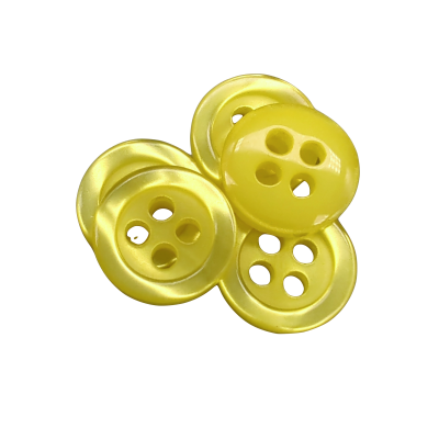 Pulsante bianco 12 mm - 4 aguj.