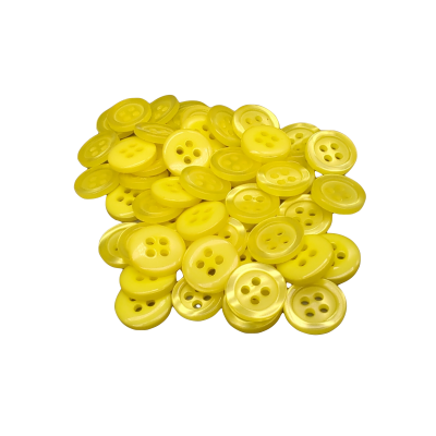 Weißer Knopf 12 mm - 4 aguj.