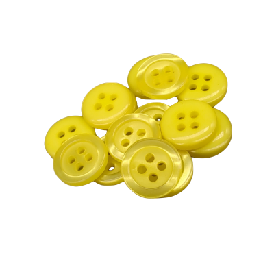 Bouton blanc 12 mm - 4 aguj.