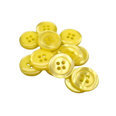 Pulsante bianco 12 mm - 4 aguj.